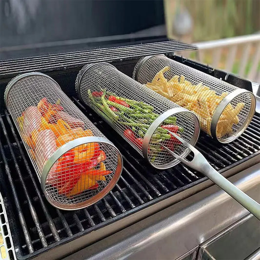 Stainless Steel BBQ Grill Basket