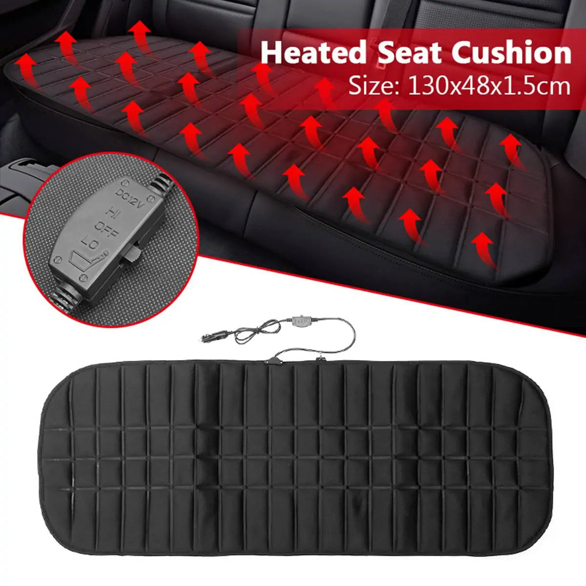 Heated Comfort Seat Cushion Pad