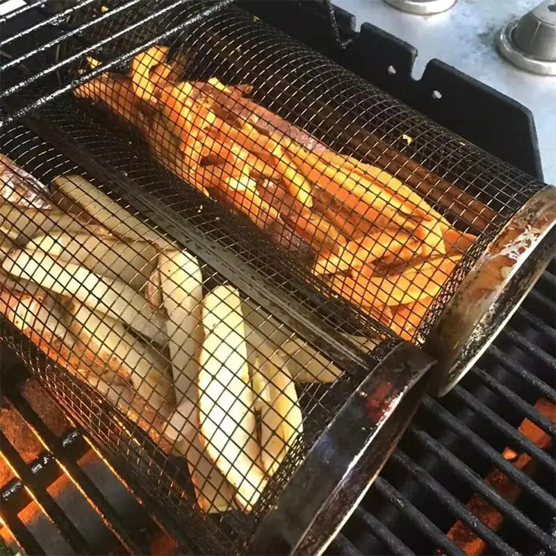 Stainless Steel BBQ Grill Basket